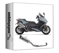 arrow scarico completo race pista titanio coppa carby compatibile con yamaha t-max 560 2025 mototopgun 73023pt
