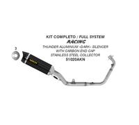 ARROW SCARICO COMPLETO THUNDER DARK 51020AKN HONDA CB 125 R 2024-2025