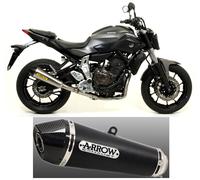 ARROW SCARICO COMPLETO X-KONE NICHROM NERO OMOLOGATO YAMAHA MT 07 2016-2018
