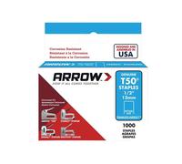 Arrow T50 Graffette Acciaio Inox 508SS 12mm (1.3cm) (Scatola 1000) ARRT5012SS
