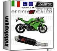 ARROW TERMINALE HOM GP2 GP 2 GPGUN NERO KAWASAKI NINJA 300 2013 13