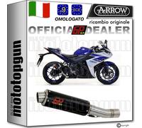 ARROW TERMINALE HOM GP2 GP 2 GPGUN TITAN LOOK NERO YAMAHA R3 R25 2015 15