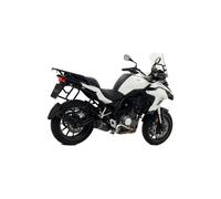 ARROW TERMINALE SCARICO ALLUMINIO NERO + RACCORDO CAT BENELLI TRK 502 2019-2020