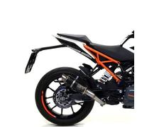 ARROW TERMINALE SCARICO GP2 INOX NERO RACING KTM RC 390 2017-2018-2019