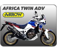 72621AON - Terminale Scarico Arrow Maxi Race-Tech Dark Honda CRF1000L AfricaTwin