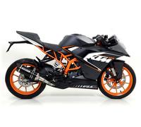 ARROW TERMINALE SCARICO THUNDER ALLUMINIO NERO KTM RC 125 2017-2018-2019
