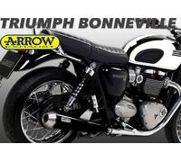 ARROW TERMINALI SCARICO RACING NICHROM DARK TRIUMPH BONNEVILLE T120 2016-2018
