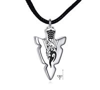 Arrowhead Necklace Silver Wolf/Lion/Viking Arrow Pendant Necklace Jewellery Gifts for Men