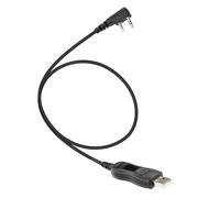 Arrowmax APCUSB-KR22 FTDI Cavo di programmazione USB compatibile con Kenwood 2-Pin K1 Plug BTECH BoaFeng UV-5R BF-F8HP UV-82HPas KPG-22