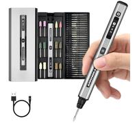 ARROWMAX Mini penna elettrica per incisione, motore HollowCup, 42 bit con custod
