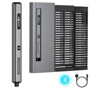 ARROWMAX Set di cacciaviti elettrici intelligenti, 70 in 1, avvitatore di precisione a batteria con app Bluetooth e display OLED, punte in acciaio S2, set di attrezzi per computer portatile, cellulare