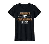 Arrows Fly, Champions Rise Maglietta con Stampa Grafica Economica