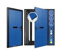 Arrowzoom 20 pannelli acustici in poliestere 30 x 30 x 2 cm, blu | Piastrelle autoadesive in poliestere per ridurre eco e riflessioni in studi, uffici e spazi gaming.