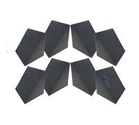 Arrowzoom 8 Bass Trap Triangolo d'angolo Piastrelle in Schiuma Acustica 30x30x25cm Isolante Murale Schiuma Contorta Assorbitore Banda Larga di Registrazione Nero 1161