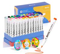 Arrtx Pennarelli a Vernice Acrilica 60A Colori Pennello acrilico con punta a