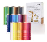 Arrtx Set di matite colorate Arrtx, 72 matite colorate perfette per schizzi, ombreggiature e scarabocchi per adulti e artisti, nucleo morbido, matite colorate per libri da colorare per adulti...