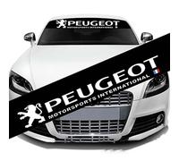 ARRYEDCN Auto Parabrezza Parasole Striscia, per Peugeot 107 108 301 307 308 407 508 2008 206 207 208 408 Auto Decalcomanie Adesivi, Parabrezza Parasole Adesivo Auto Adesivo Decorativo
