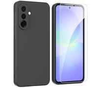 ARRYNN Custodia per Samsung Galaxy A36 5G (6.7") Cover + Pellicola Protettiva Vetro Temperato,Liquid Silicone TPU Case Cover per Samsung Galaxy A36 5G - Nero