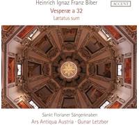 Ars Antiqua Austria, Gunar Letzbor, St. Florianer - Heinrich Ignaz Franz Biber: Vesperae a 32
