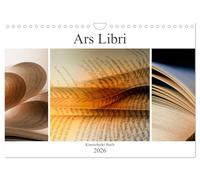 Ars Libri - Kunstwerk Buch (Wandkalender 2026 DIN A4 quer), CALVENDO Monatskalender: Außergewöhnliche Buchansichten