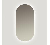 Ars Longa Aurora specchio 50x100 cm ovale con illuminazione LED-AURORA50100