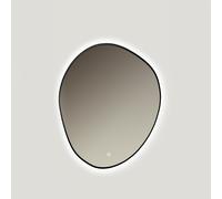 Ars Longa Kare specchio 75x88 cm con illuminazione nero LED-KARE7588-C