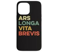 Ars Longa Vita Brevis Divertente Artista Arte Frase Latina Teatro Custodia per iPhone 13 Pro Max
