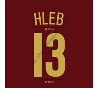 Arsenal 05/06 Home UCL Name Set HLEB #13 | Trasferimento di calore Champions ...