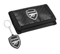 Arsenal F.C. Portafogli e accessori per ragazzi - Regali di calcio per ragazzi, Nero , Taglia unica, Moderno
