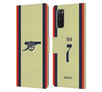 ARSENAL FC 2021/22 GIOCATORI AWAY KIT CUSTODIA COVER A PORTAFOGLIO PER SAMSUNG 1