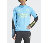 Arsenal Fc Adidas Felpa Allenamento Training Top Azzurro Mezza zip 2024