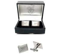 Arsenal FC Cannone Crest Inciso Acciaio da Uomo Camicia Gemelli Regalo