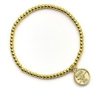 Arsenal FC Oro Finitura Perlina Bracciale,Birthday,Regalo,Prodotto Ufficiale