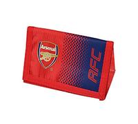 Arsenal FC ufficiale - Fade - Portafoglio con chiusura a strappo (Taglia unica) (Rosso/Blu)