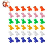 Arsey Apriscatole per bevande, facile apertura ad anello in plastica, adatto per unghie, universale, 36 pezzi