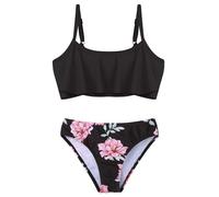 Arshiner Bikini per Bambine, Costume da Bagno a Due Pezzi, Volant, Slip Bikini con Volant, Costumi da Bagno, Costumi da Bagno, Modello da Spiaggia 1/130, 7-8 Anni