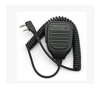 ARSMI Heavy Duty Mano/Spalla Mic Altoparlante Radio bidirezionale Walkie Talkie Forma for Kenwood TK2107 TK3107 TK278 Adatto for BAOFENG UV-5R UV-82 Microfono walkie-Talkie (Color : Black)
