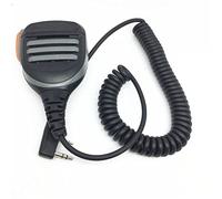 ARSMI Microfono Portatile Mini By-Way Radio Compatibile for BAOFENG UV5R UV82 UV6R UV5RE Microfono walkie-Talkie (Color : Black)