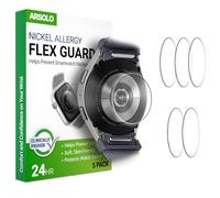 Arsolo Protezione posteriore in nichel per Samsung Galaxy Watch 8/7/6/5/4/3/Active2 [40/41/44/45 mm], Classic 8, 6, 5 Pro, Classic 4, previene eruzioni cutanee, dermatite da contatto, protezione del