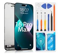 ARSSLY Display LCD per iPhone 16 Pro Max LCD Display per iPhone 16 Pro Max A3296 A3084 A3295 A3297 Schermo di Ricambio 3D Touch Digitalizer Touchscreen Assembly con Riparazione, Nero Incell
