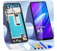 ARSSLY Display LCD per Redmi A5 Display LCD Digitizer Touchscreen Assemblea con Riparazione, Schermo LCD per Xiaomi Redmi A5 25028PC03G 25028RN03A 25028RN03I 6,88 pollici, Nero con Cornice