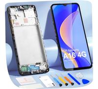 ARSSLY Display LCD per Samsung A16 4G Schermo LCD per Galaxy A16 4G SM-A165F SM-A165M 6,7" Schermo di Ricambio Digitalizer Touchscreen Assembly con Riparazione, Nero con Cornice