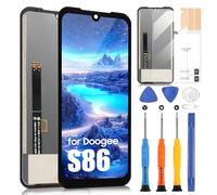 ARSSLY LCD Display per Doogee S86 LCD Schermo per Doogee S86 PRO Sostituzione dello Schermo per Doogee S86 Touch Screen Digitizer Full Assembly con Riparazione Kit, Nero