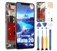 ARSSLY LCD Display per Huawei Mate 20 PRO LCD Schermo per Huawei Mate20 PRO LYA-L09 LYA-L29 6.39 Pollici Touch Screen Digitizer Full Assembly con Riparazione Kit (Nero con Telaio)