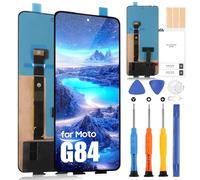 ARSSLY LCD Display per Motorola Moto G84 Schermo TFT per Moto G84 XT2347 Touch Screen Digitizer Full Assembly con Riparazione Kit (Nero Senza Cornice, 6.5")