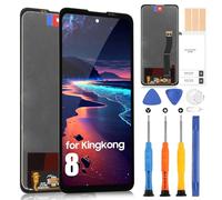 ARSSLY LCD Schermo per Cubot King Kong 8 LCD Display per Cubot Kingkong 8 F653290VA 6.53 Pollici Display Touch Screen Digitizer Ricambio Assembly + Riparazione Kit (Nero)