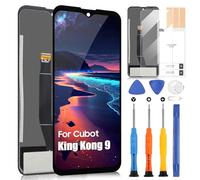 ARSSLY LCD Schermo per Cubot King Kong 9 Display per Cubot Kingkong 9 D-HPY F663343 Sostituzione dello Schermo Touchscreen Digitazer Assembly con Strumenti (Nero)