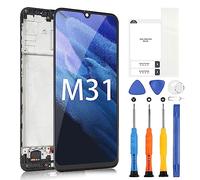 ARSSLY LCD Schermo per Samsung Galaxy M31 M315 M315F SM-M315F, SM-M315F/DS 6,4 Pollici per Samsung Galaxy M31 con Telaio Touch Screen Replacement Digitizer Assembly con Riparazione Kit