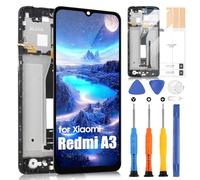 ARSSLY LCD Schermo per Xiaomi Redmi A3, LCD Display per Redmi A3 23129RN51X 6.7 Pollici, Display Touch Screen Assembly con Riparazione Kit (Nero con Cornice)