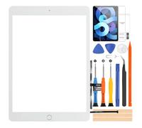 ARSSLY per iPad 9 2021 9th Generazione Touch Screen per iPad 9 A2602 Sostituzione dello schermo Pannello sensore in vetro per iPad 10.2 2021 A2602 A2603 A2604 A2605, con Home Buttone (Bianco)